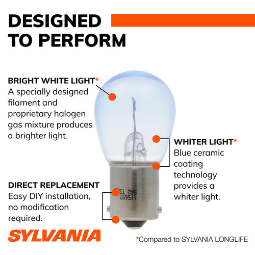 SilverStar Mini Bulb 1156 (2 Pack) 1156ST.BP2 - side view