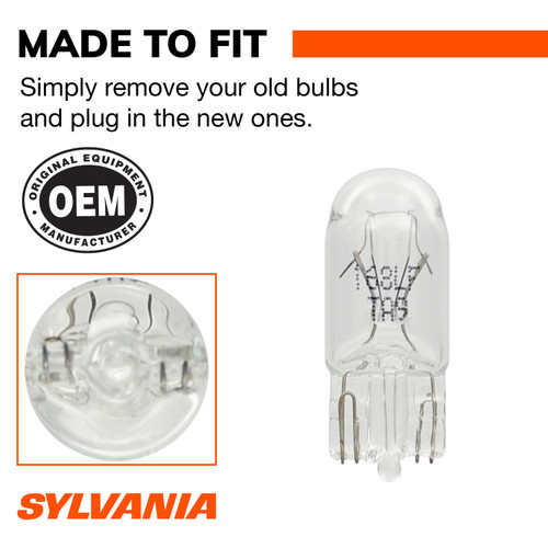 Long Life Mini Bulb 168 (2 Pack) 168LL.BP2 - connector view
