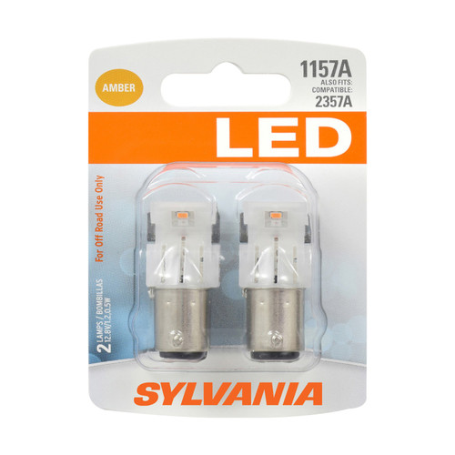 Amber LED Mini Bulb 1157A (2 Pack) 1157ASL.BP2 - front view