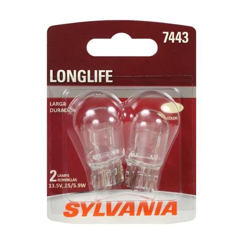 Long Life Mini Bulb 7443 (2 Pack) 7443LL.BP2 - front view