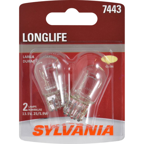 Long Life Mini Bulb 7443 (2 Pack) 7443LL.BP2 - packaging