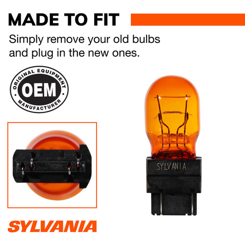 Long Life Mini Bulb 4257NA (2 Pack) 4257NALL.BP2 - connector view