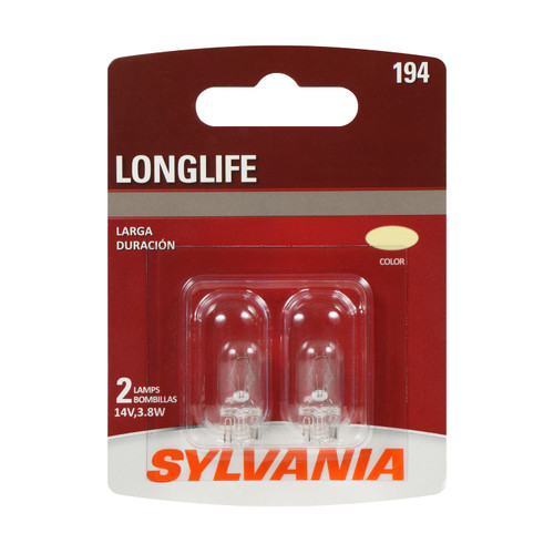 Long Life Mini Bulb 194 (2 Pack) 194LL.BP2 - front view