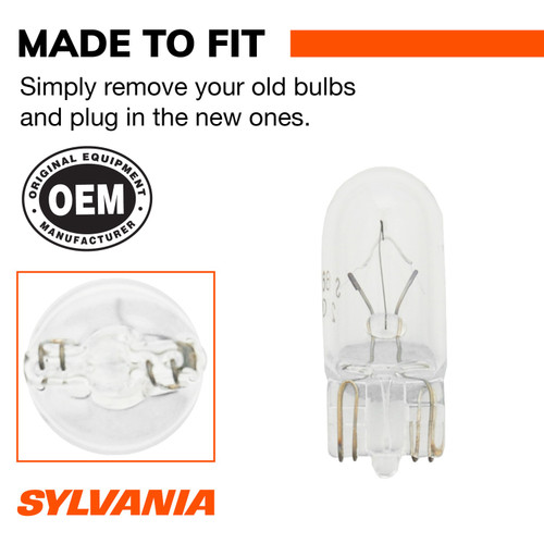 Long Life Mini Bulb 194 (2 Pack) 194LL.BP2 - connector view