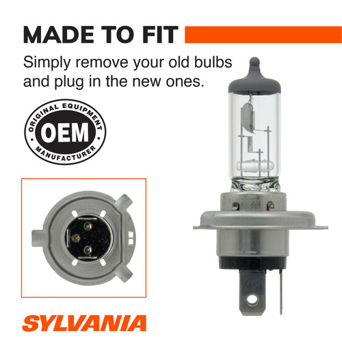 XtraVision Halogen Headlight Bulb 9003 (2 Pack) 9003XV.BP2 - connector view