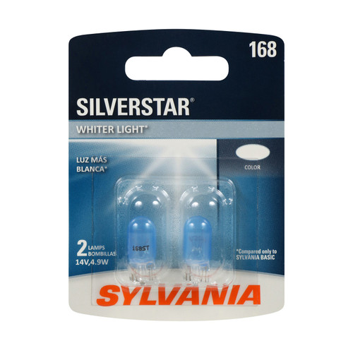 SilverStar Mini Bulb 168 (2 Pack) 168ST.BP2 - front view