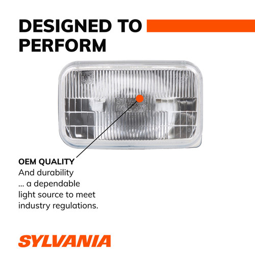 Basic Sealed Beam Headlight H4703 H4703.BX - side view
