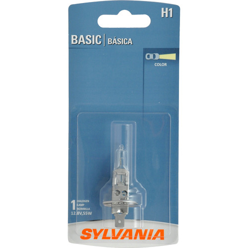 Basic Halogen Headlight Bulb H1 H1.BP - packaging