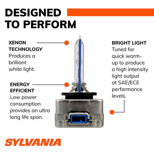 Basic HID Headlight Bulb D8S D8S.BX - side view