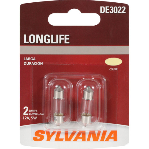 Long Life Mini Bulb DE3022 (2 Pack) DE3022LL.BP2 - packaging