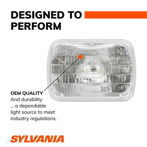 Basic Sealed Beam Headlight H6054 H6054.BX - side view