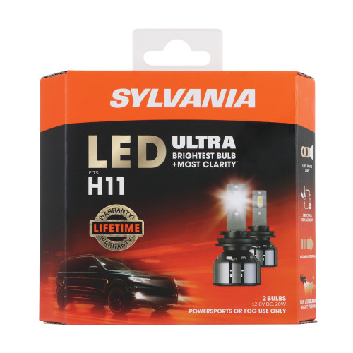LED Ultra Powersports & Fog Bulb H11 (2 Pack) H11LEDHP.BX2 - packaging
