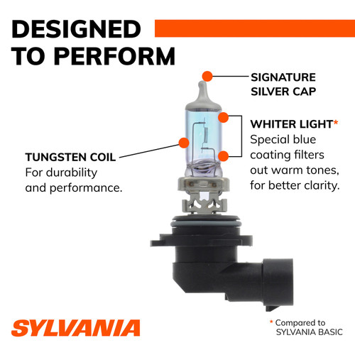 SilverStar Halogen Headlight Bulb 9006 9006ST.BP - side view