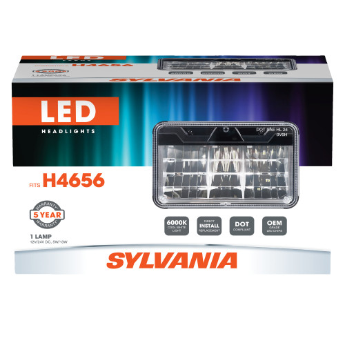 LED Sealed Beam Headlight H4656 H4656SL.BX - packaging