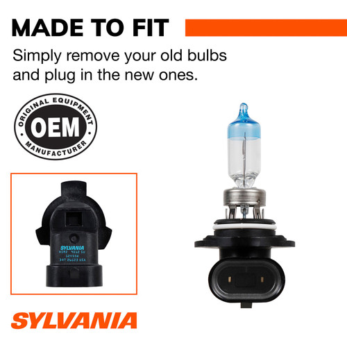 SilverStar ULTRA Halogen Headlight Bulb 9012 (2 Pack) 9012SU.BP2 - connector view