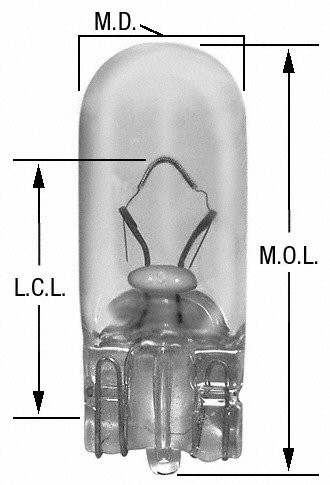 Standard Multi-Purpose Light Bulb (2 Pack) BP17177 - diagram