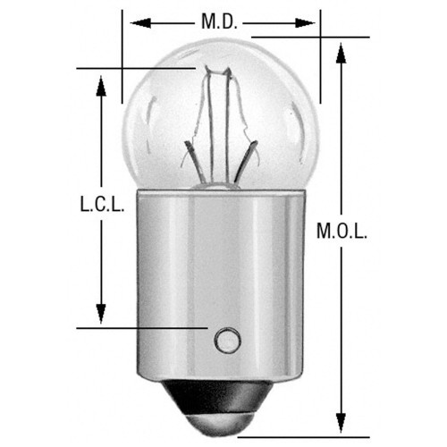 Standard Multi-Purpose Light Bulb (10 Pack) 1445 - diagram
