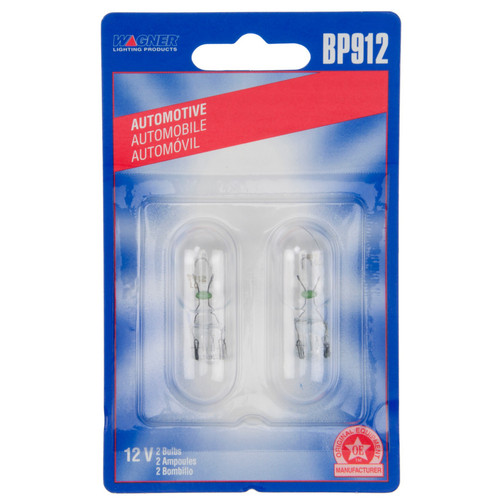 Standard Multi-Purpose Light Bulb (2 Pack) BP912 - packaging