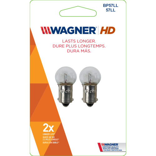 HD Long Life Multi-Purpose Light Bulb (2 Pack) BP57LL - front view