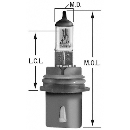 Standard Multi-Purpose Light Bulb BP9007 - diagram