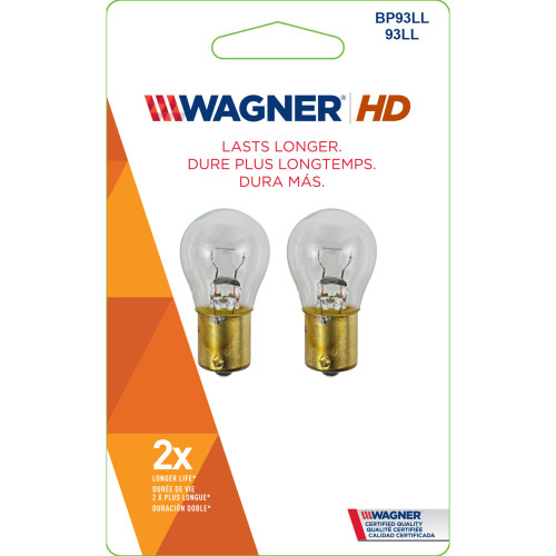 HD Long Life Multi-Purpose Light Bulb (2 Pack) BP93LL - front view