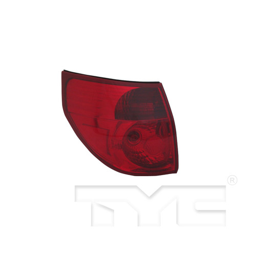 Left Outer Tail Light Assembly 11-6206-00 - front view