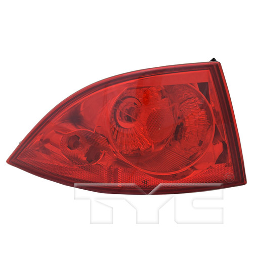 Left Outer CAPA Certified Tail Light Assembly 11-6196-00-9 - front view