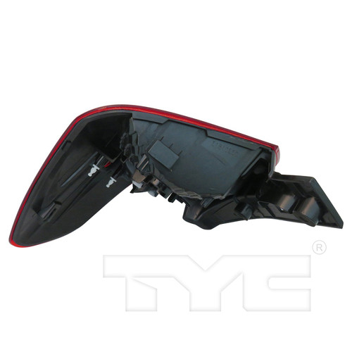 Left CAPA Certified Tail Light Assembly 11-6464-01-9 - bottom view