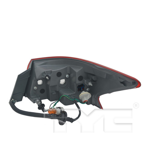 Left Outer Tail Light Assembly 11-6550-00 - back view