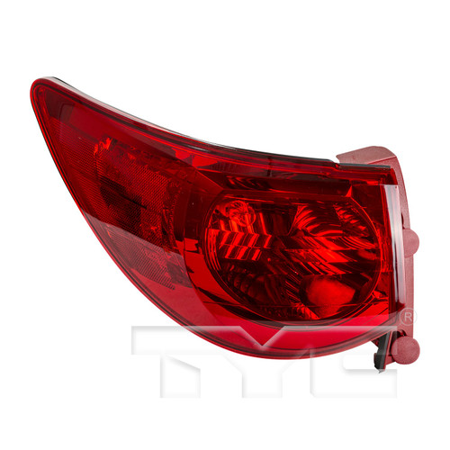 Left Outer CAPA Certified Tail Light Assembly 11-6520-00-9 - front view