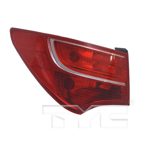 Left Outer CAPA Certified Tail Light Assembly 11-6538-00-9 - front view