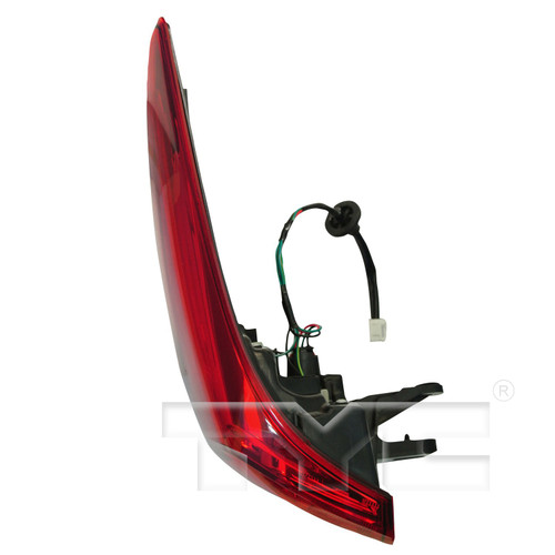 Left Outer Tail Light Assembly 11-6718-00 - top view