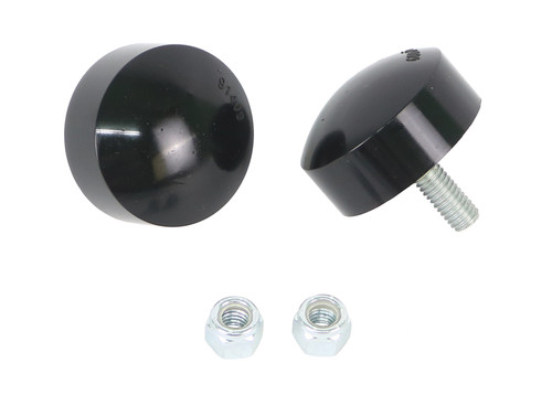 Whiteline Bump Stop Disk Universal Pair H:1in Dia:2in