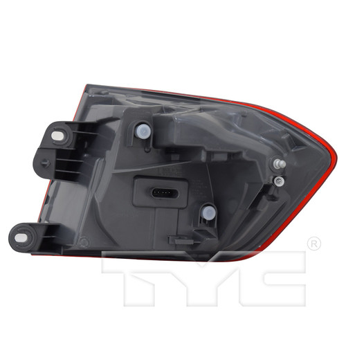 Left Outer CAPA Certified Tail Light Assembly 11-6910-00-9 - back view