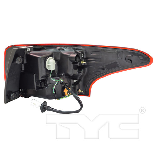 Left Outer Tail Light Assembly 11-9012-00 - back view
