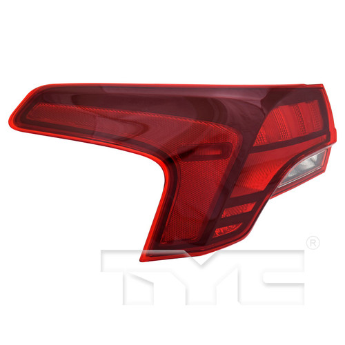 Left Outer Tail Light Assembly 11-9250-00 - angled view