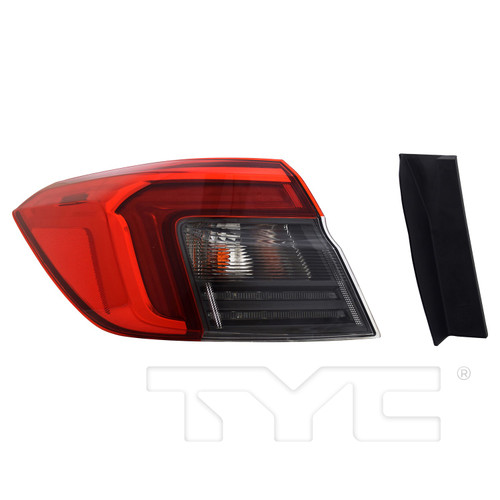 Left Outer Tail Light Assembly 11-9292-00 - front view