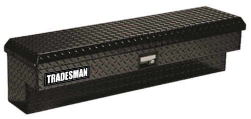 Tradesman Aluminum Side Bin Truck Tool Box (48in.) - Black