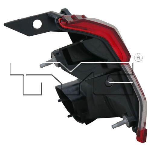 Left Inner CAPA Certified Tail Light Assembly 17-5522-01-9 - connector view
