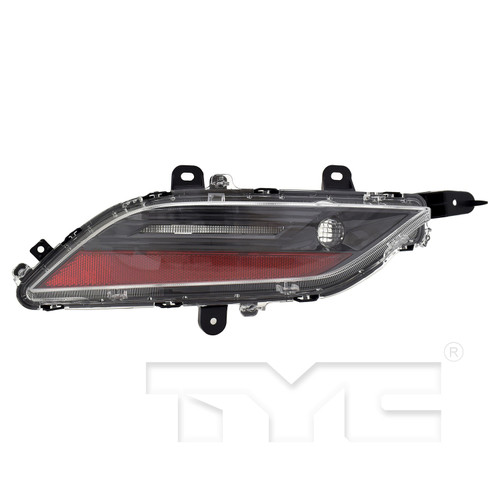 Left Back Up Light Lens / Housing 17-5976-01 - front view