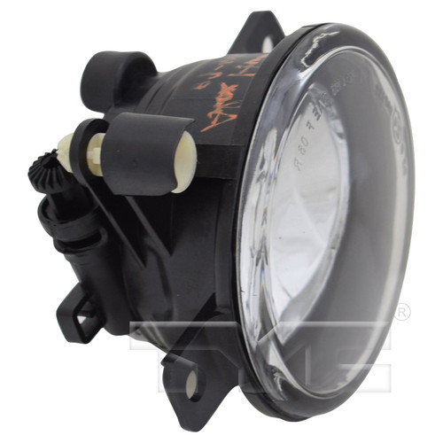 Left CAPA Certified Fog Light Lens / Housing 19-12104-01-9 - angled view
