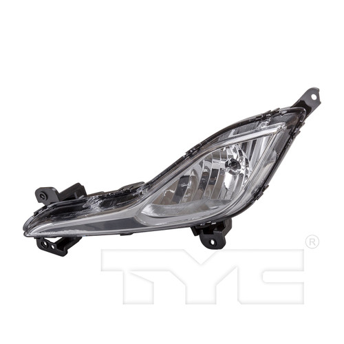 Left CAPA Certified Fog Light Assembly 19-6028-00-9 - front view