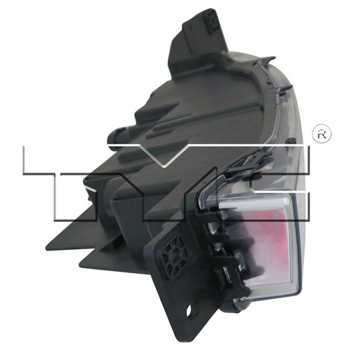 Left CAPA Certified Fog Light Assembly 19-6136-00-9 - connector view