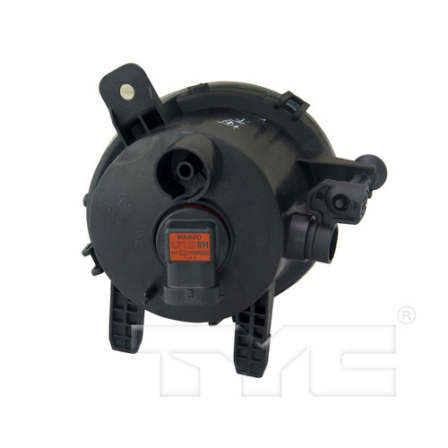 Left Fog Light Assembly 19-6016-00 - back view