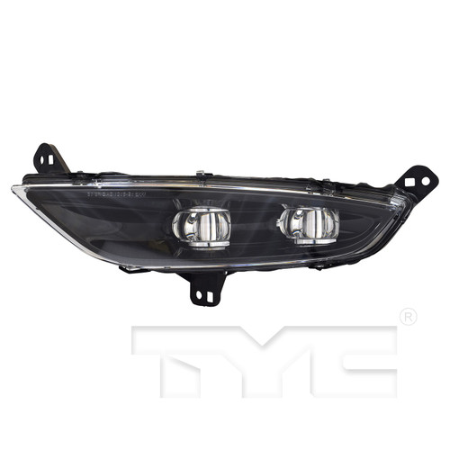 Left CAPA Certified Fog Light Assembly 19-6102-00-9 - front view