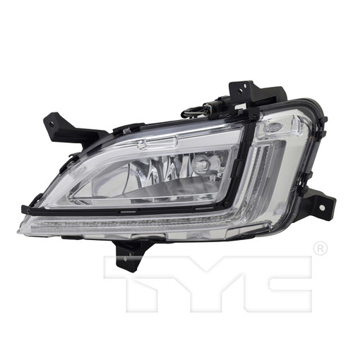 Left Fog Light Assembly 19-6242-00 - front view