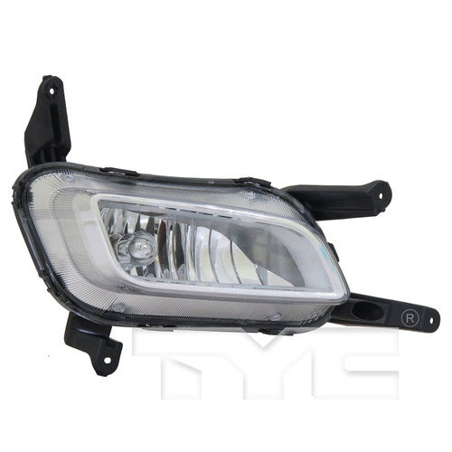 Right CAPA Certified Fog Light Assembly 19-6105-00-9 - front view