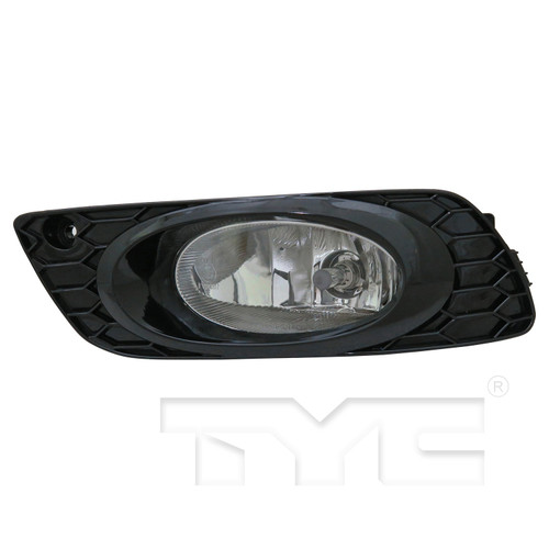 Left CAPA Certified Fog Light Assembly 19-6092-00-9 - front view