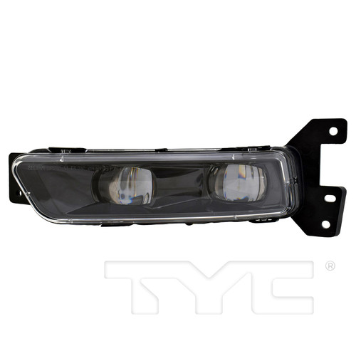 Left CAPA Certified Fog Light Assembly 19-6334-00-9 - front view