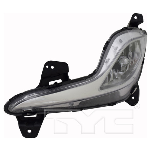 Left CAPA Certified Fog Light Assembly 19-6174-00-9 - angled view